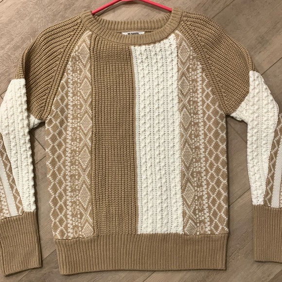 Size s women’s Dakota by Steven madden multi pattern sweater - Picture 1 of 6